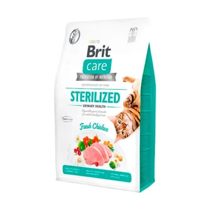 Brit Care Cat alimento seco para gatos libre de granos, proteína de pollo.