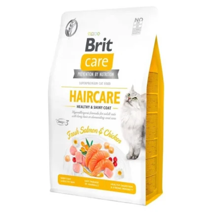Brit Care Cat Haircare Healthy y Shiny Coat 2Kg