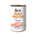 Alimento húmedo en lata para perro sabor Pavo marca Brit.