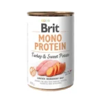 Alimento húmedo en lata para perro sabor Pavo y Camote marca Brit.