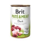 Alimento húmedo en lata para perro sabor Pate & Meat Duck marca Brit.