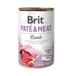 Alimento húmedo en lata para perro sabor Pate & Meat Lamb marca Brit.