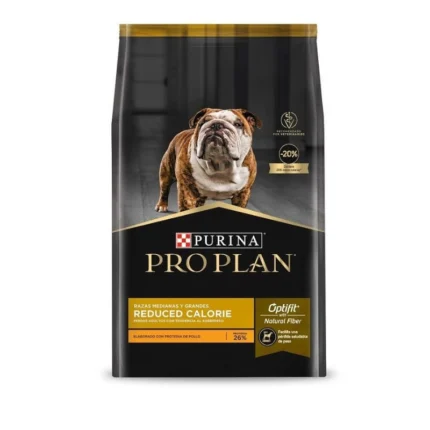 Pro Plan Reduce Calorie Raza Mediana y Grande 3Kg Alimento Seco Perro