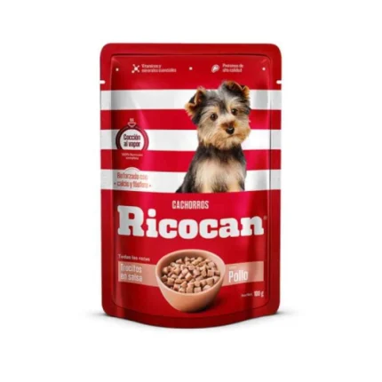 Ricocan Pouch Cachorro Trocitos Pollo