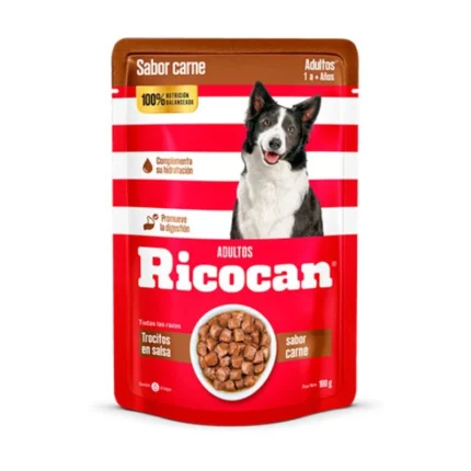 Ricocan Trocitos en Salsa de carne Pouch