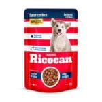 Los trocitos en salsa de cordero para cachorros de la marca Ricocan de 100 gr