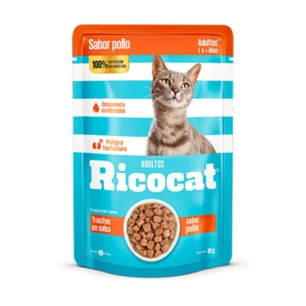Alimento húmedo para gatos con sabor a pollo