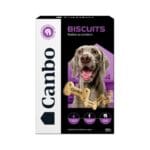 Snacks sabor cordero para perros adultos de la marca canbo.