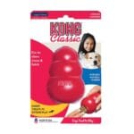 El KONG Classic es el modelo de referencia de los juguetes para perros y ha sido el artículo esencial de los perros de todo el mundo desde hace más de cuarenta años