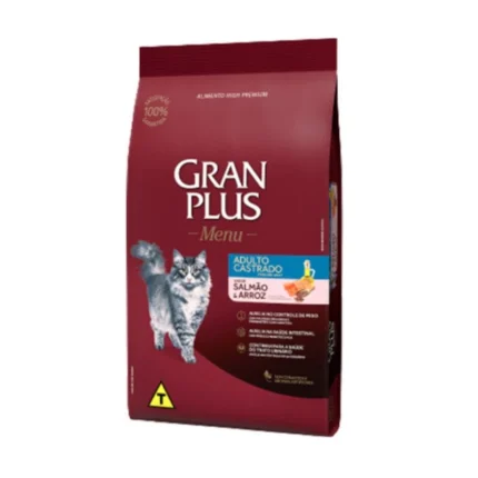 Gran Plus Menu Gato Adulto Castrado Salmón y Arroz