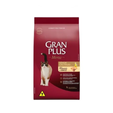 Gran Plus Gato Senior Castrado Pollo Y Arroz 3Kg