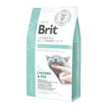Brit Vet Cat Struvite 2Kg es un Alimento seco dietético completo para gatos: disuelve la estruvita y reduce el riesgo de nueva estruvita