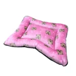 Colchoneta de Felpa Capibara para Perro Rosado