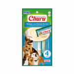Churu Pollo con Queso Snack para Perros 4 Tubos