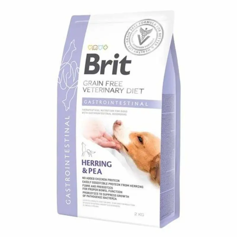 Brit-Vet-Diets-Dog-Gastrointestinal-2-Kg-Cuidado-Digestivo Brit Veterinary Diets Gastrointestinal Bajo en Grasa Alimento Medicado Seco para Perros 2 kg - Imagen 1