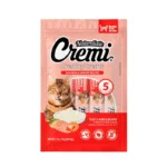 Cremi Salmón con Camarón Snack para Gatos 5 Unidades