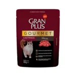 Gran Plus Gourmet Adulto Castrado Cordero Alimento Húmedo para Gatos 85 gr