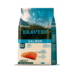 Bravery Salmón Adulto Razas Medianas y Grandes Alimento Seco para Perros 4 kg