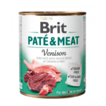 Brit Pate & Meat Venison Alimento Húmedo para Perros 800 gr