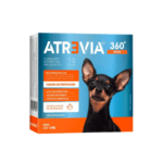 Atrevia 360 Antipulgas y Antiparasitario Interno para Perros de 2.5 a 5 kg