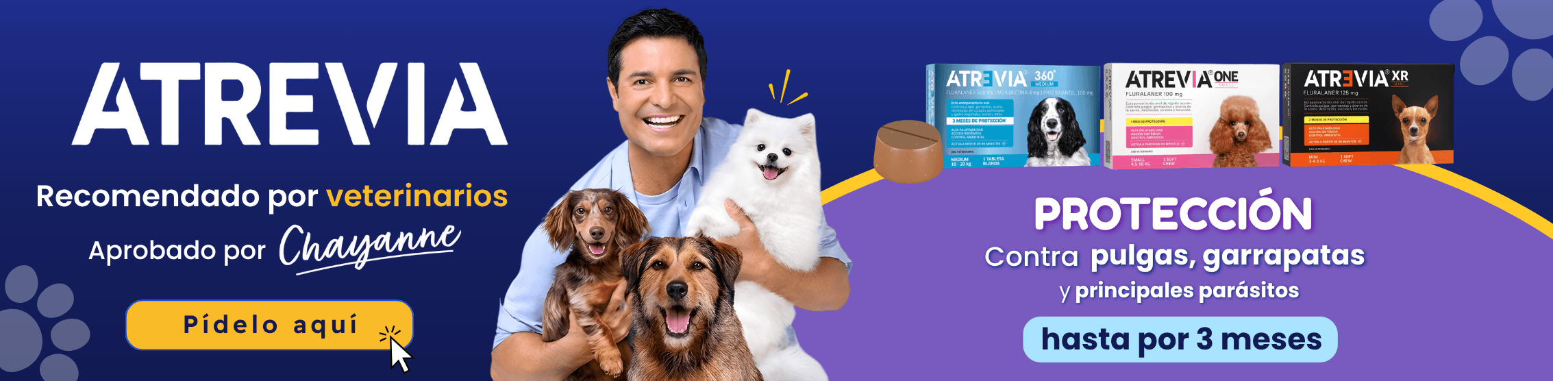 ATREVIA ANTIPULGAS APROBADO POR CHAYANNE