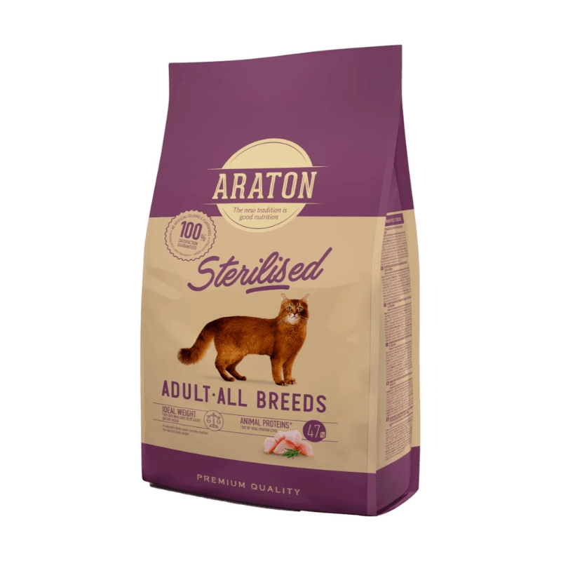 Araton Sterilized Cat Gatos castrados 1.5 kg Araton Sterilized Cat Gatos castrados 1.5 kg - Imagen 1