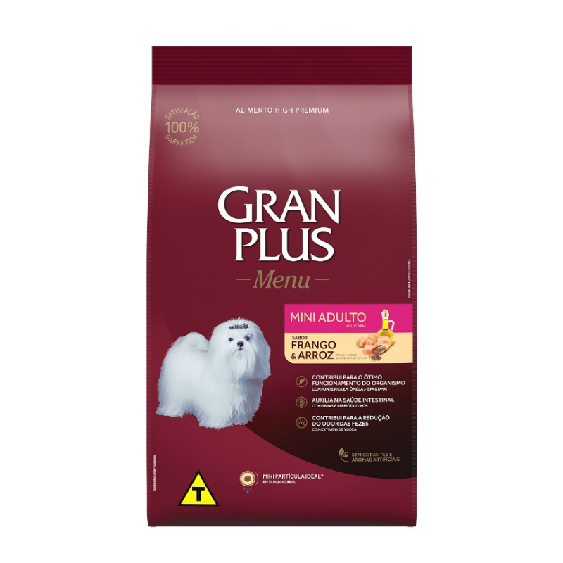 Gran Plus Menu Perro Adulto Mini Pollo Y Arroz 3kg Gran Plus Menu Perro Adulto Mini Pollo Y Arroz 3kg - Imagen 1