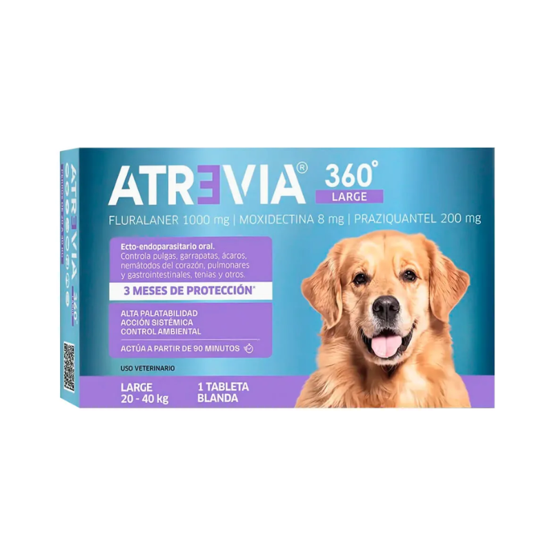 Atrevia 360 Large (20 kg - 40 kg) X1 Tableta Atrevia 360 Large (20 kg - 40 kg) X1 Tableta - Imagen 1