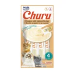 Churu Pollo con Salmón Snack para Gatos 14 gr X 4 Tubos