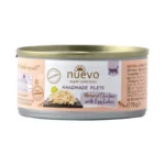 Nuevo Natural Pollo con Cubos de Huevo Gato Adulto 70gr